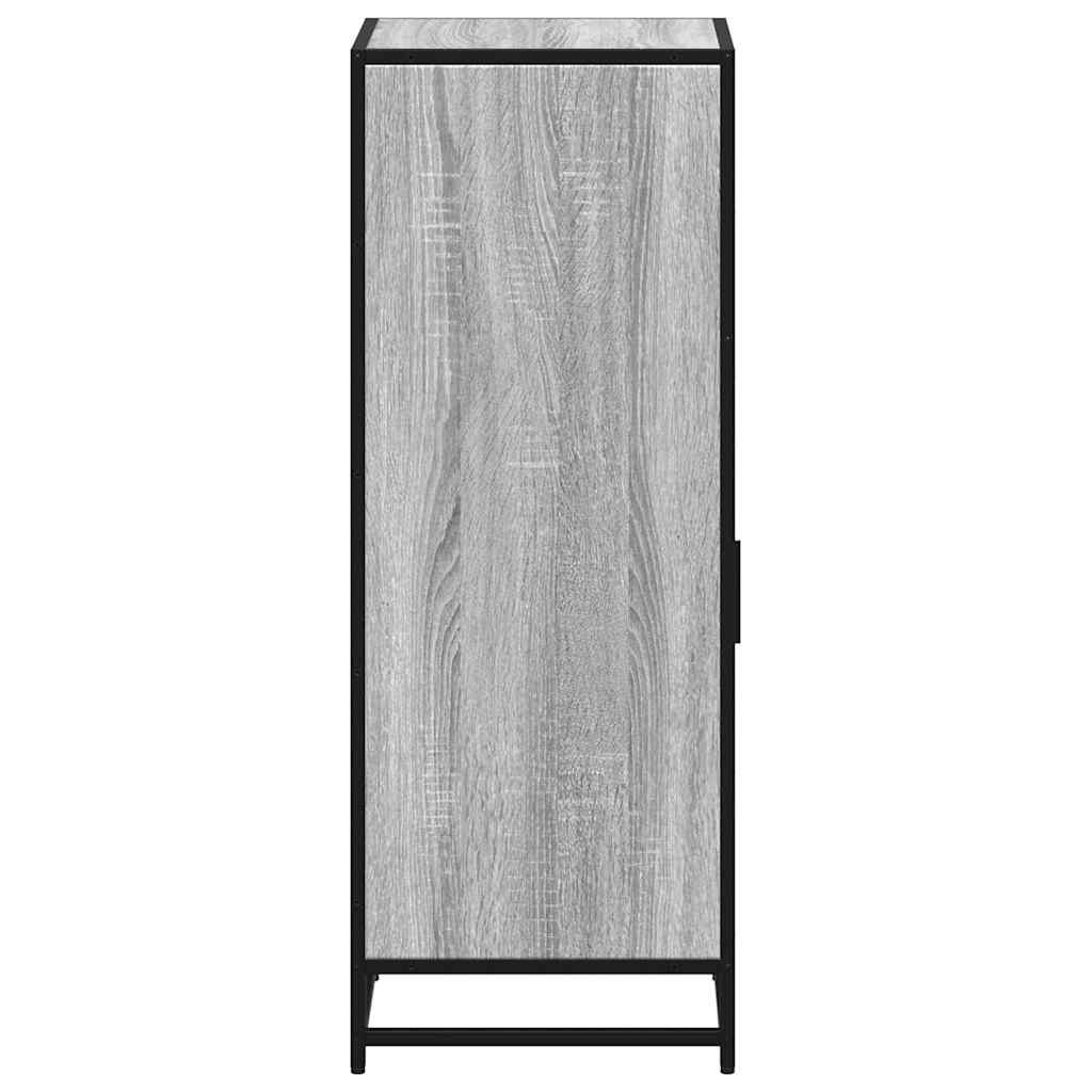 vidaXL Szafka łazienkowa Sonoma Szara 35x37,5x100 cm Drewno klejone