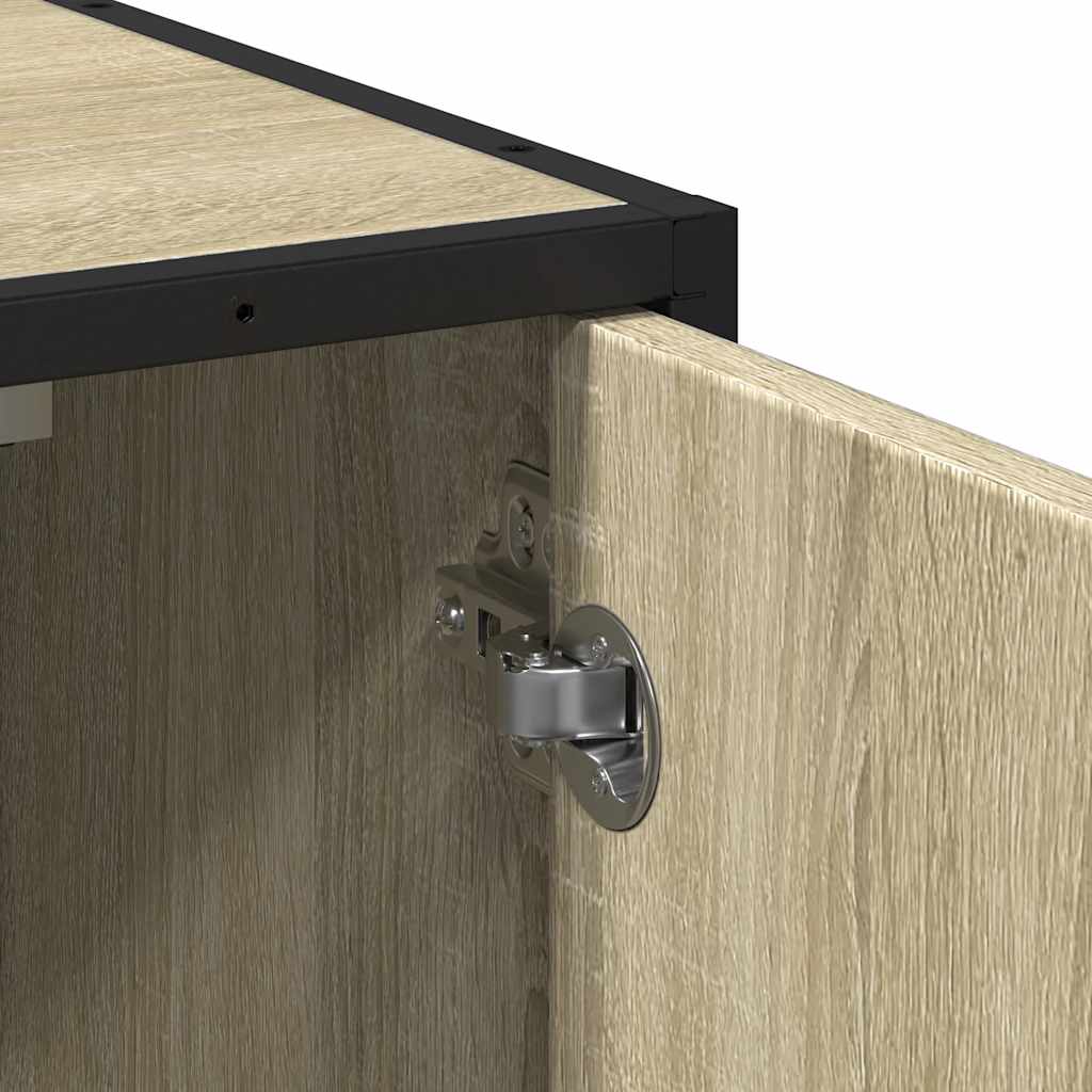 vidaXL Szafka pod umywalkę łazienkową Sonoma Oak 65x33x60 cm Drewno klejone