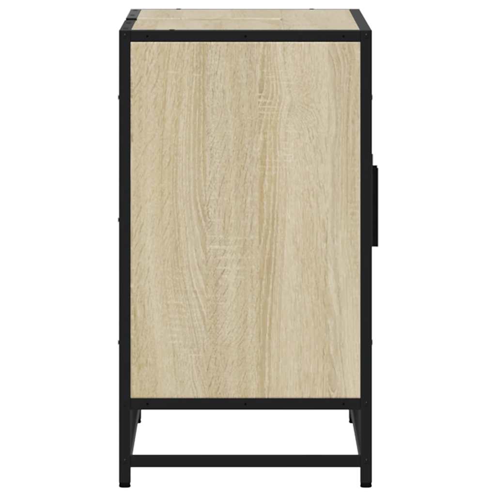 vidaXL Szafka pod umywalkę łazienkową Sonoma Oak 90x33x60 cm Drewno klejone