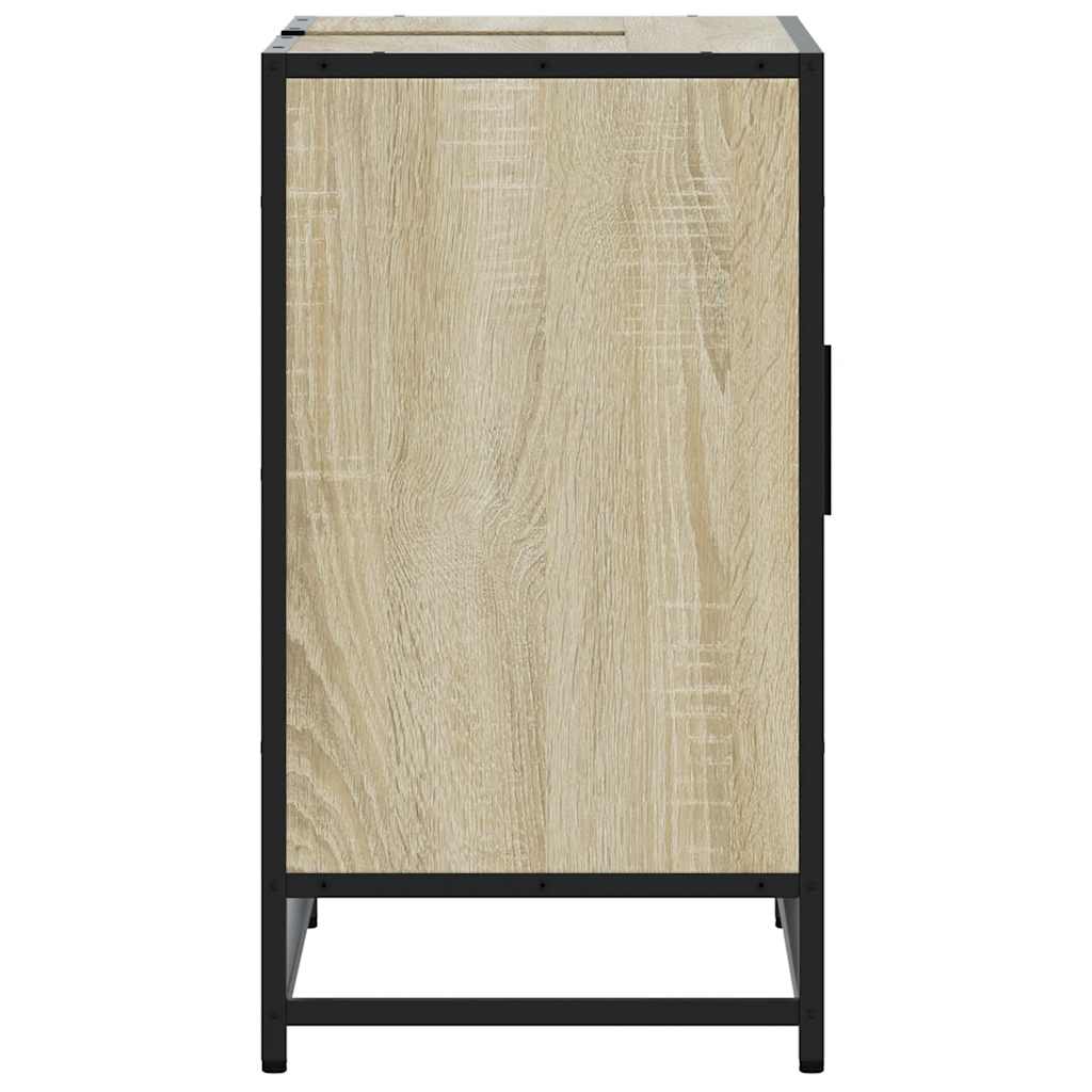 vidaXL Szafka pod umywalkę łazienkową Sonoma Oak 65x33x60 cm Drewno klejone