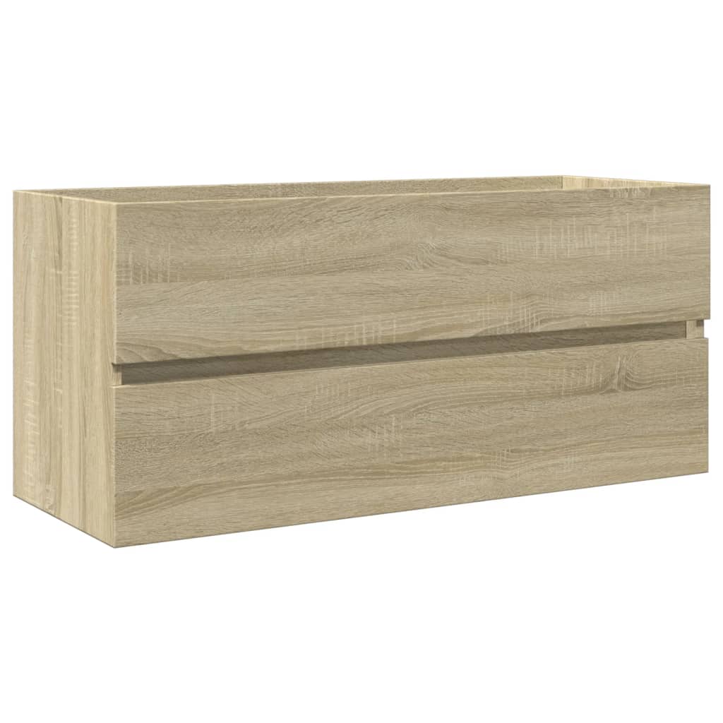vidaXL Szafka pod umywalkę, dąb sonoma, 100x38,5x45 cm