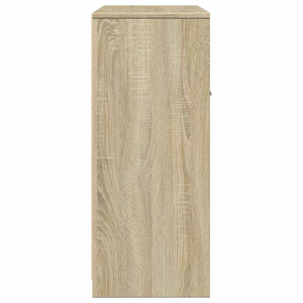 vidaXL Szafka łazienkowa, dąb sonoma, 60x33x80 cm, płyta wiórowa