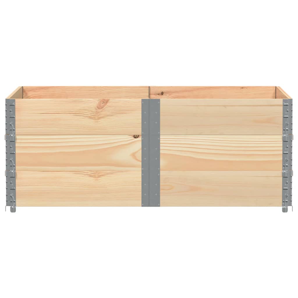 vidaXL Nadstawki paletowe, 3 szt., 150x100 cm, drewno sosnowe