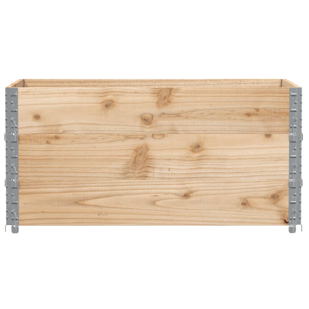 vidaXL Donica ogrodowa, 120x80 cm, lite drewno sosnowe