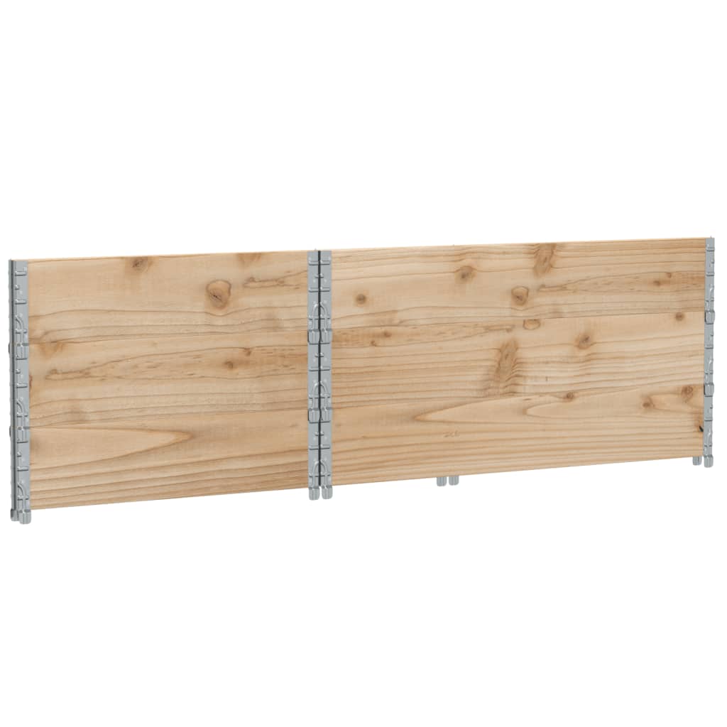 vidaXL Donica ogrodowa, 120x80 cm, lite drewno sosnowe