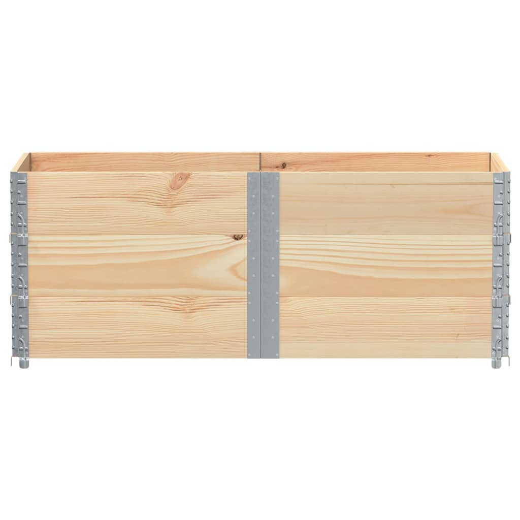 vidaXL Donica ogrodowa, 150x50 cm, lite drewno sosnowe