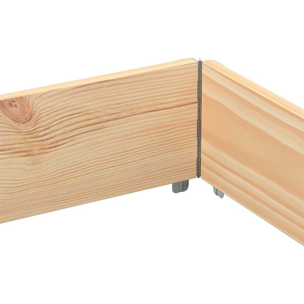 vidaXL Donica ogrodowa, 150x100 cm, lite drewno sosnowe