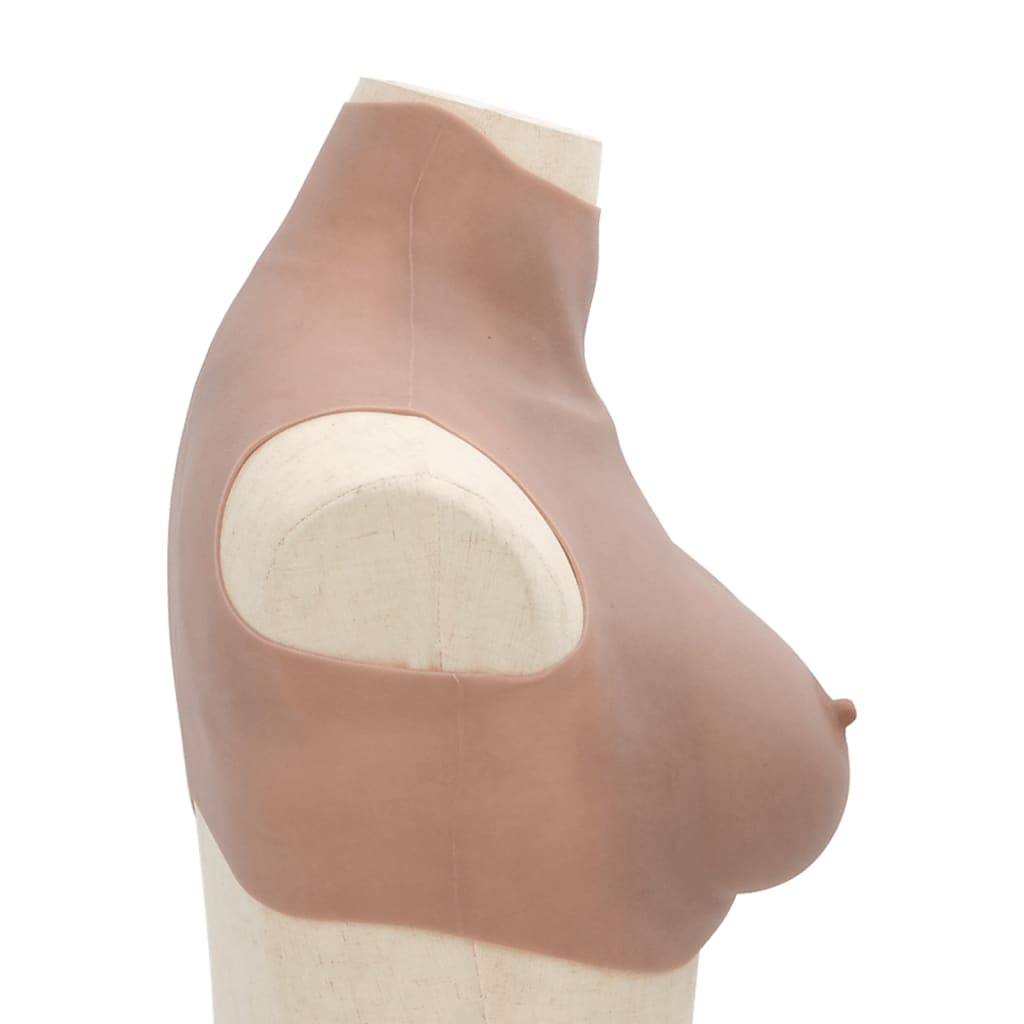 vidaXL Silikonowa nakładka z piersiami, rozmiar D