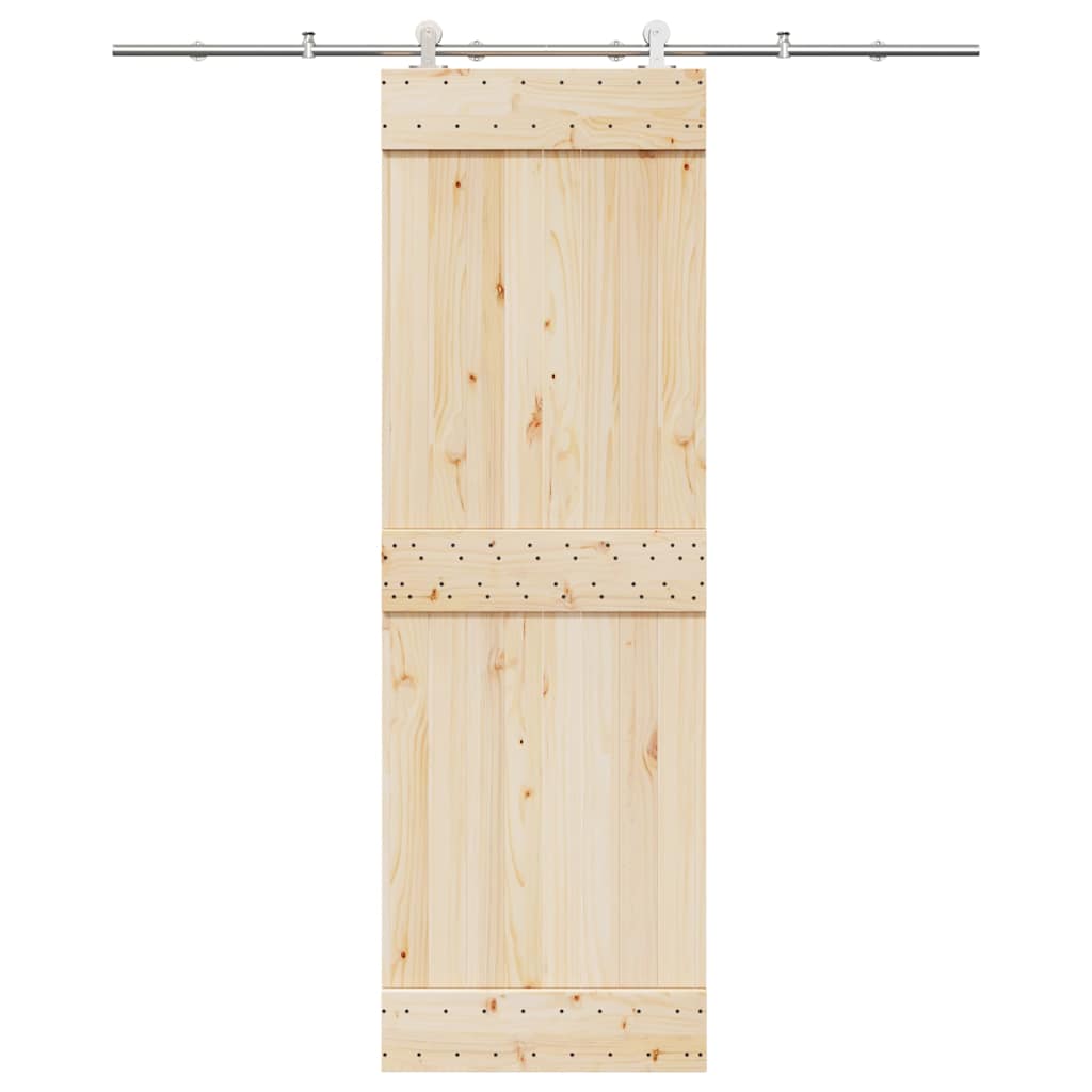 vidaXL System do mocowania drzwi przesuwnych, 200 cm, stal, srebrny
