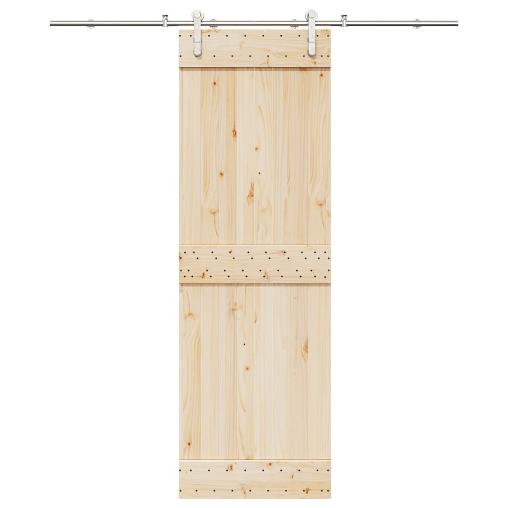 vidaXL System do mocowania drzwi przesuwnych, 200 cm, stal, srebrny
