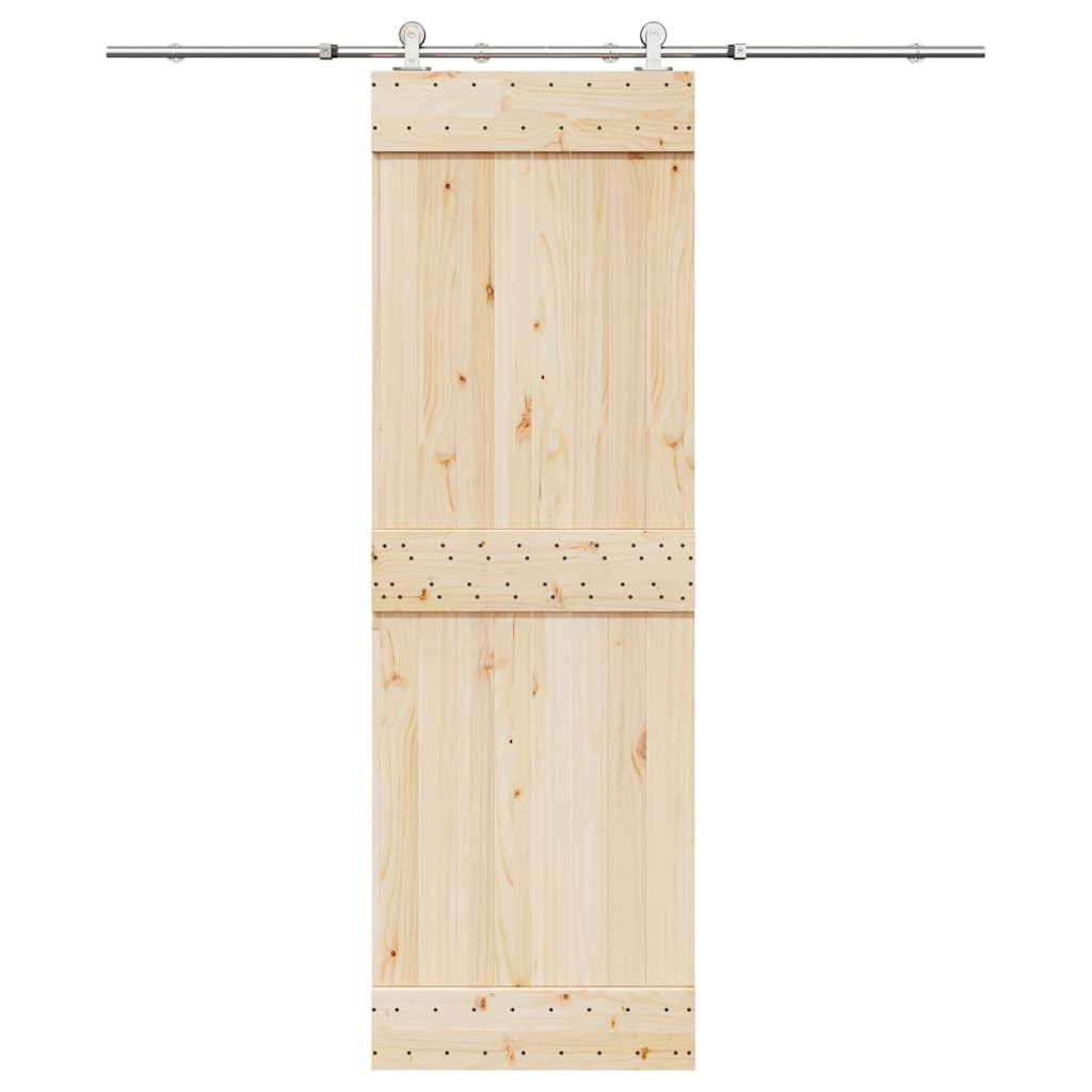 vidaXL System do mocowania drzwi przesuwnych, 183 cm, stal, srebrny