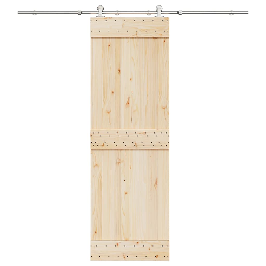 vidaXL System do mocowania drzwi przesuwnych, 200 cm, stal, srebrny