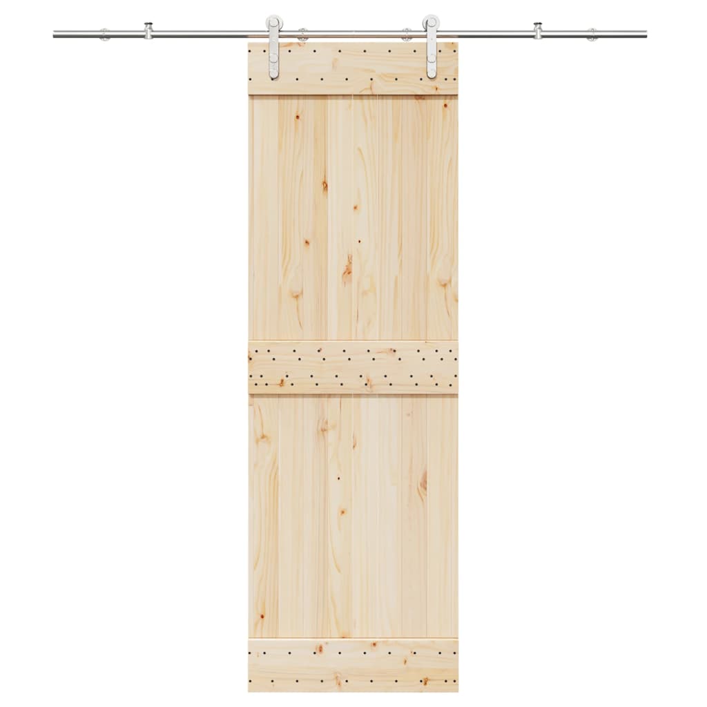vidaXL System do mocowania drzwi przesuwnych, 200 cm, stal, srebrny