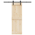 vidaXL System do montażu drzwi przesuwnych, 183 cm, stal, czarny