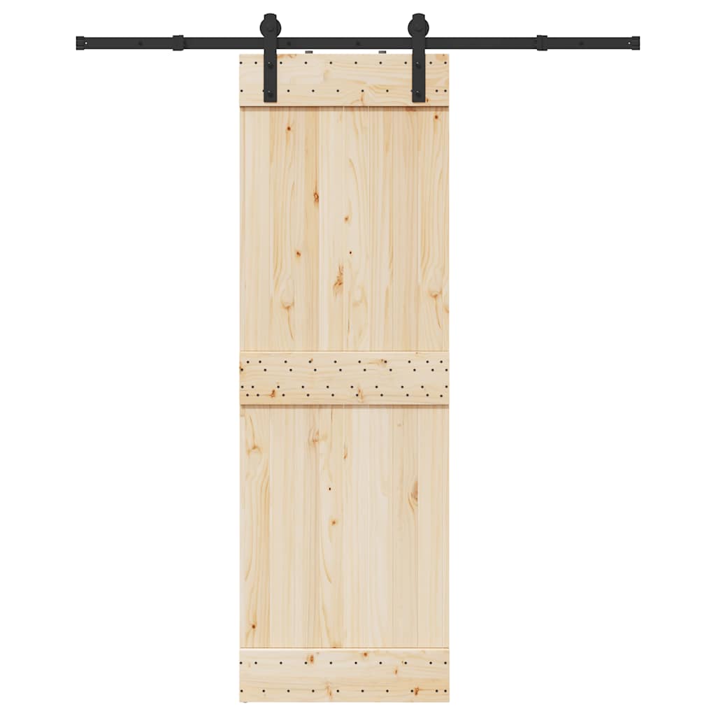 vidaXL System do montażu drzwi przesuwnych, 183 cm, stal, czarny