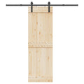 vidaXL System do montażu drzwi przesuwnych, 200 cm, stal, czarny