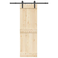vidaXL System do montażu drzwi przesuwnych, 152 cm, stal, czarny