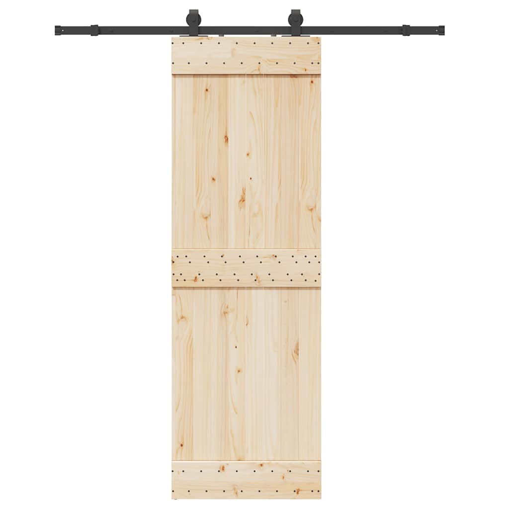 vidaXL System do montażu drzwi przesuwnych, 183 cm, stal, czarny