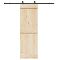 vidaXL System do montażu drzwi przesuwnych, 200 cm, stal, czarny