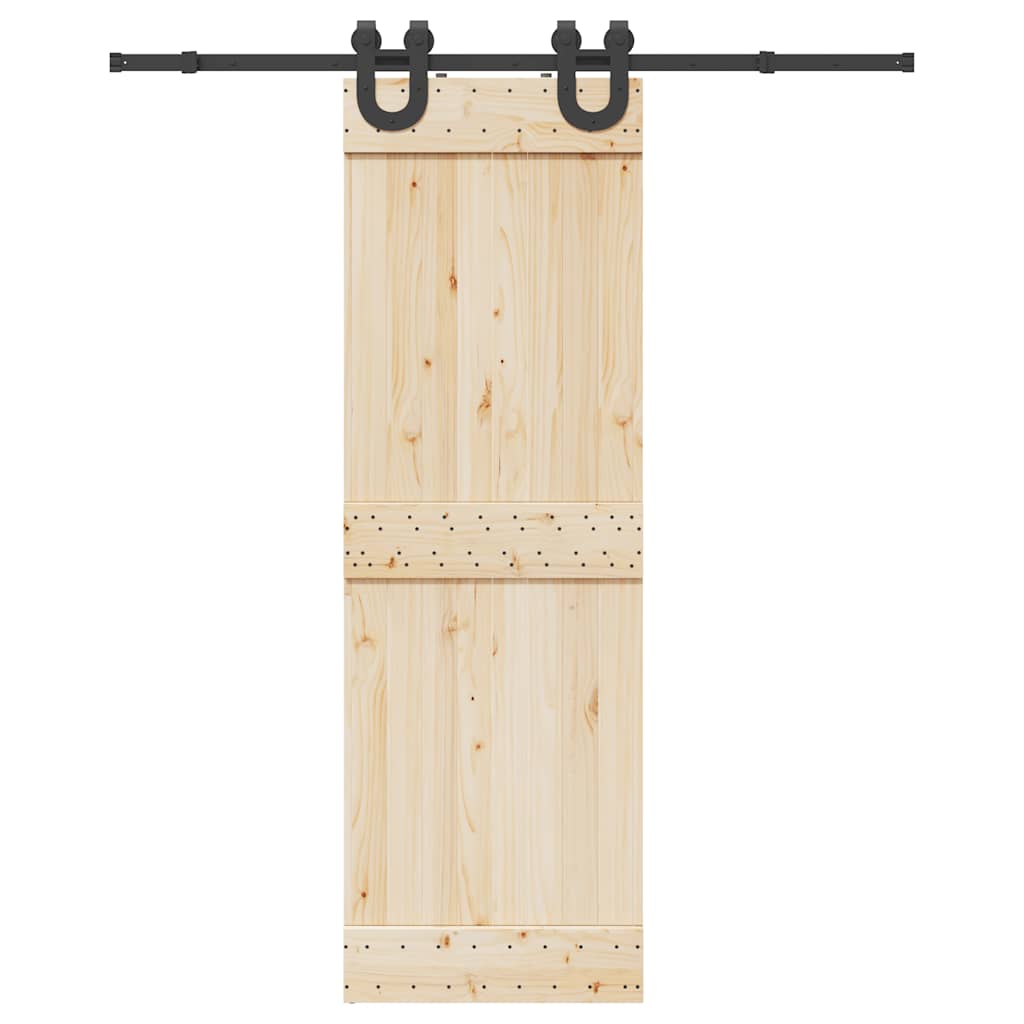 vidaXL System do montażu drzwi przesuwnych, 183 cm, stal, czarny
