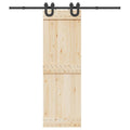 vidaXL System do montażu drzwi przesuwnych, 200 cm, stal, czarny