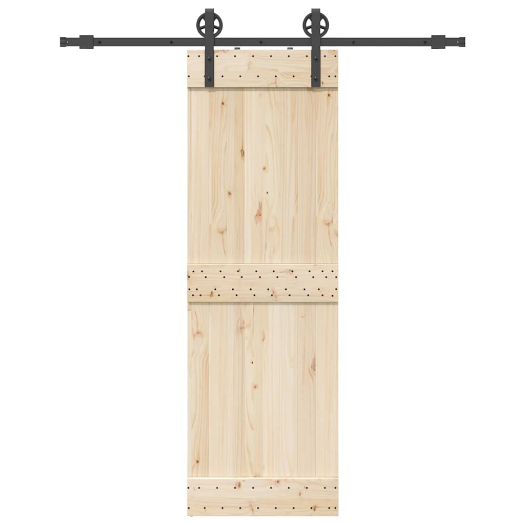 vidaXL System do montażu drzwi przesuwnych, 183 cm, stal, czarny
