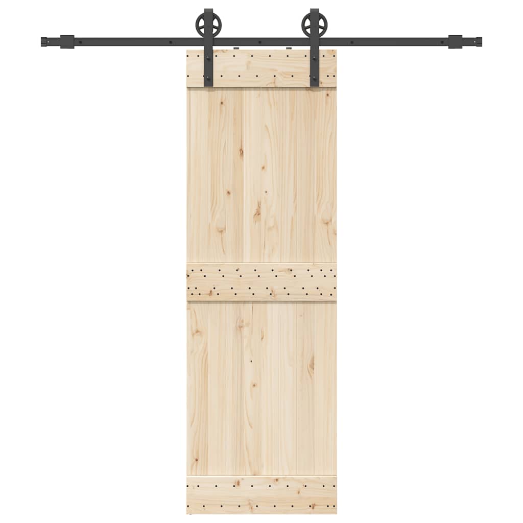 vidaXL System do montażu drzwi przesuwnych, 200 cm, stal, czarny