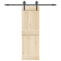vidaXL System do montażu drzwi przesuwnych, 200 cm, stal, czarny