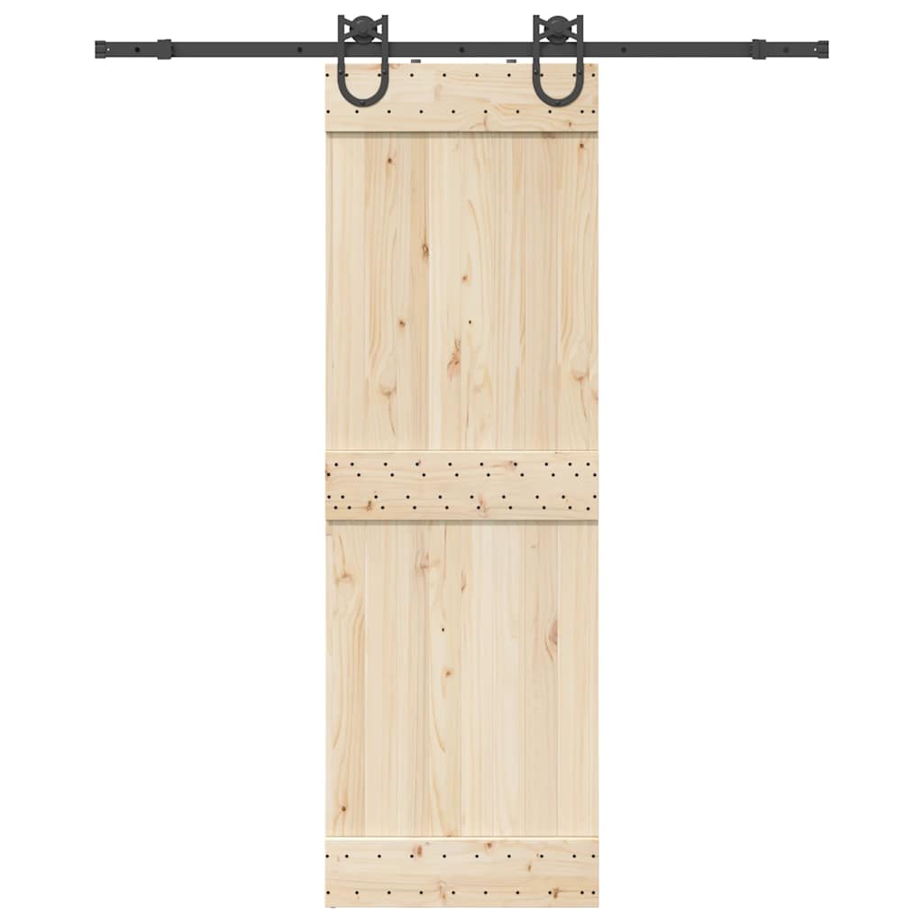 vidaXL System do montażu drzwi przesuwnych, 183 cm, stal, czarny