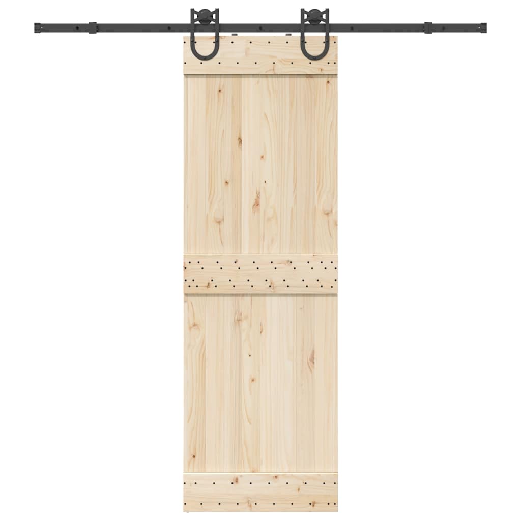 vidaXL System do montażu drzwi przesuwnych, 200 cm, stal, czarny