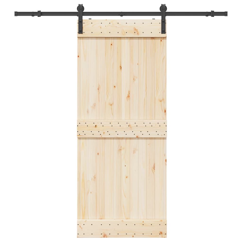 vidaXL System do montażu drzwi przesuwnych, 183 cm, stal, czarny