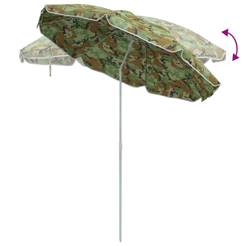 vidaXL Parasolka ogrodowa 240 cm Poliester 170T Moro