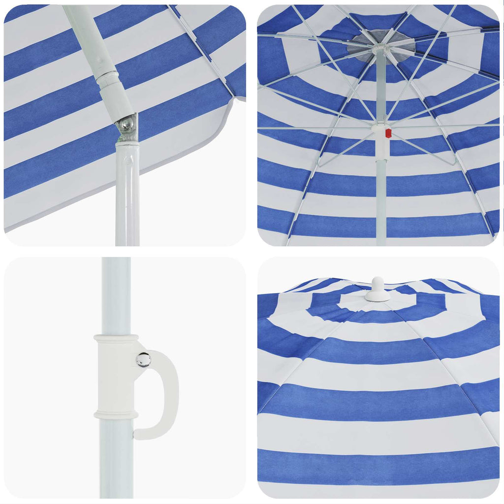 vidaXL Parasolka ogrodowa 263 x 263 x 272 cm Poliester 170T