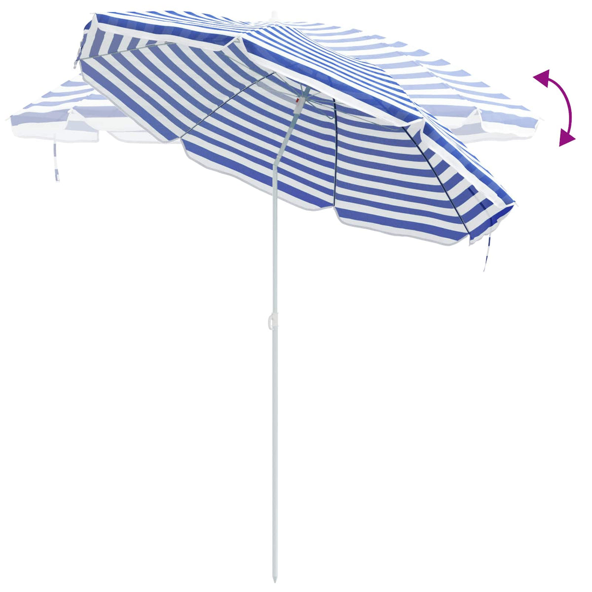 vidaXL Parasolka ogrodowa 263 x 263 x 272 cm Poliester 170T