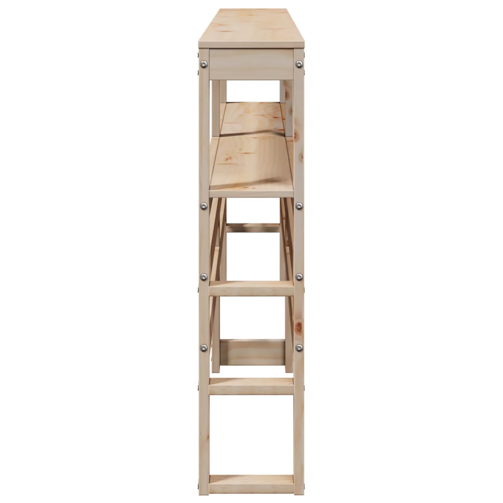 vidaXL Wezgłowie do łóżka, z półkami, 180 cm, lite drewno sosnowe