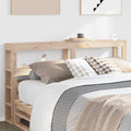 vidaXL Wezgłowie do łóżka, z półkami, 150 cm, lite drewno sosnowe