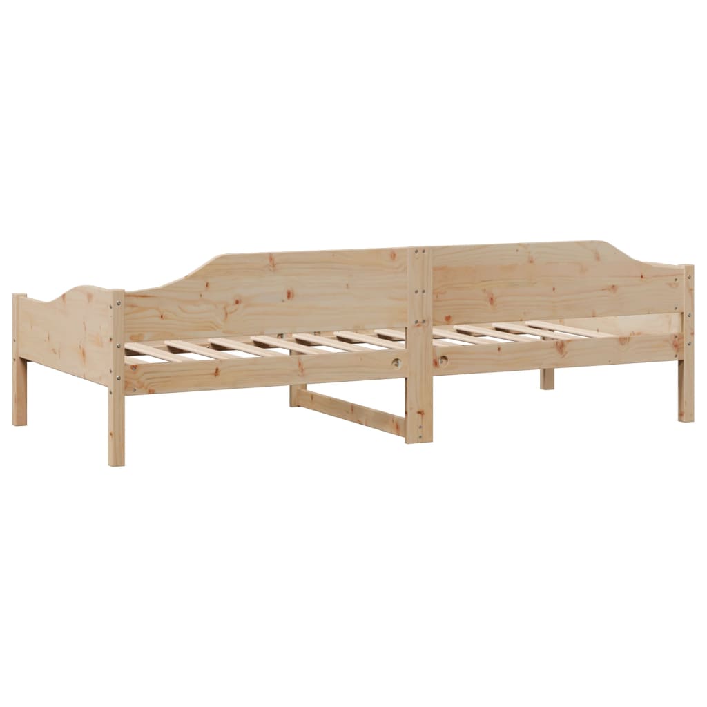 vidaXL Rama łóżka bez materaca, 90x200 cm, lite drewno sosnowe