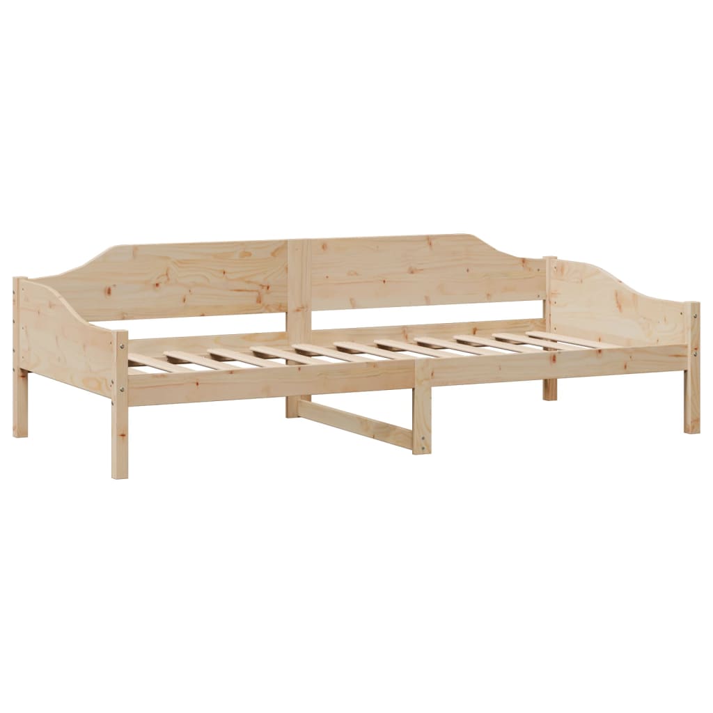 vidaXL Rama łóżka bez materaca, 90x190 cm, lite drewno sosnowe