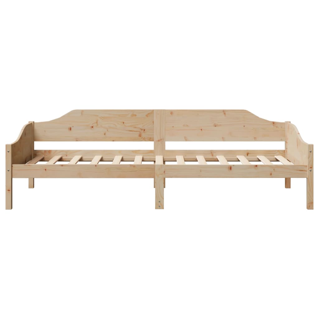 vidaXL Rama łóżka bez materaca, 90x190 cm, lite drewno sosnowe