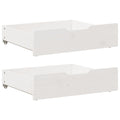 vidaXL Szuflady pod łóżko, 2 szt., białe, 75x55x17 cm, drewno sosnowe