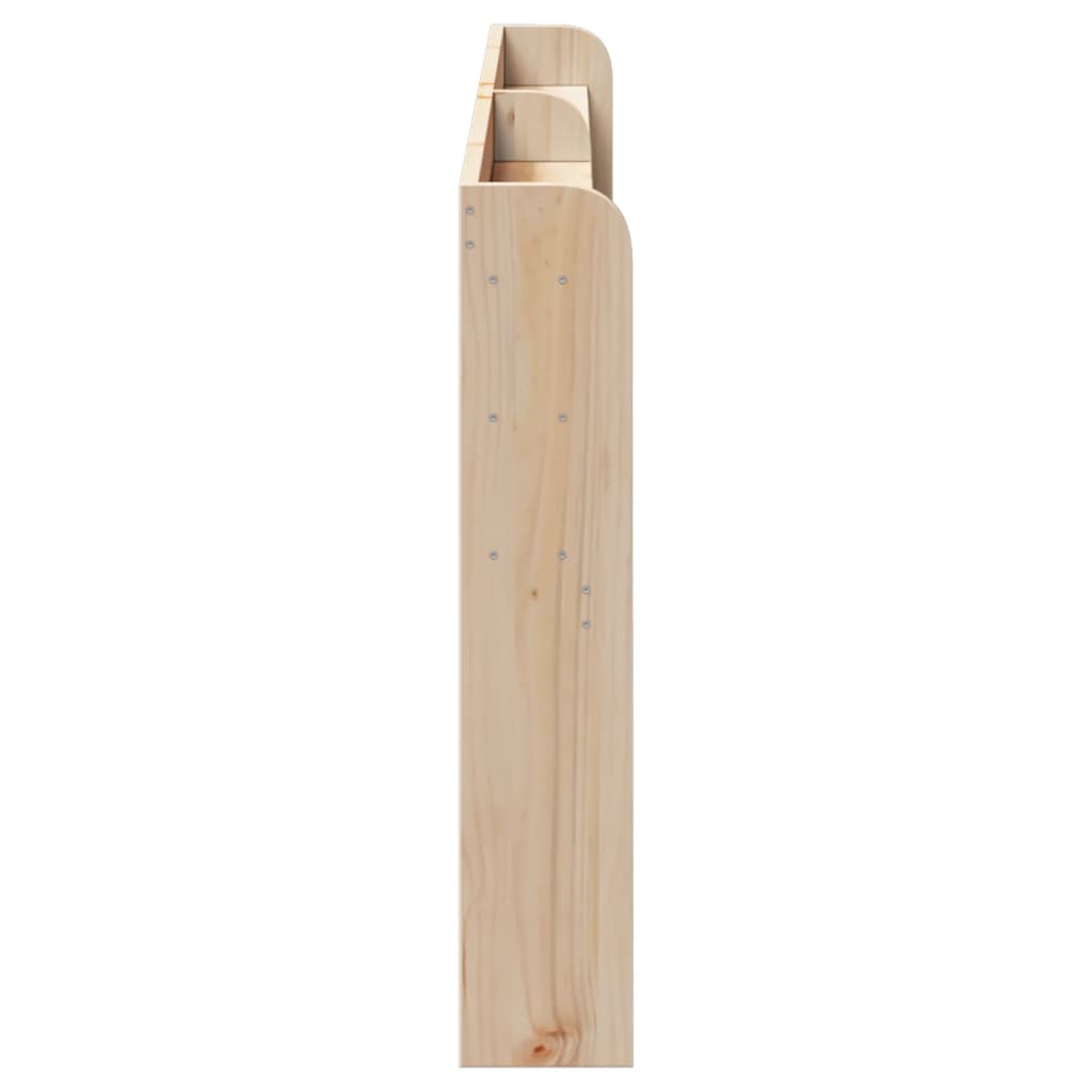 vidaXL Wezgłowie do łóżka, z półkami, 180 cm, lite drewno sosnowe