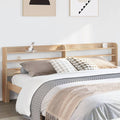 vidaXL Wezgłowie do łóżka, z półkami, 180 cm, lite drewno sosnowe