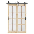 vidaXL System do montażu drzwi przesuwnych, 152,5 cm, stal, czarny