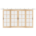 vidaXL System do mocowania drzwi przesuwnych, 400 cm, stal, srebrny