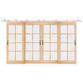 vidaXL System do mocowania drzwi przesuwnych, 400 cm, stal, srebrny