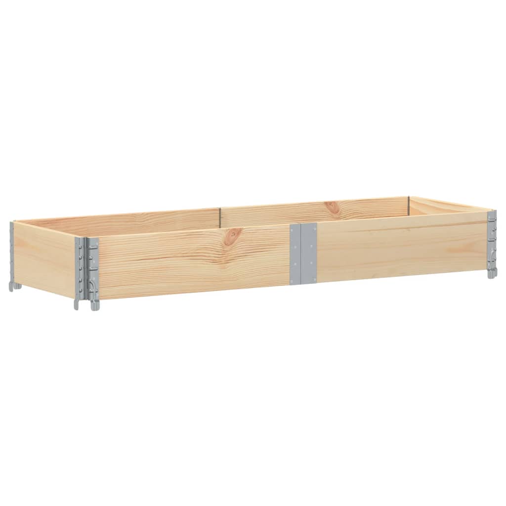 vidaXL Nadstawka paletowa, 150x50 cm, lite drewno sosnowe