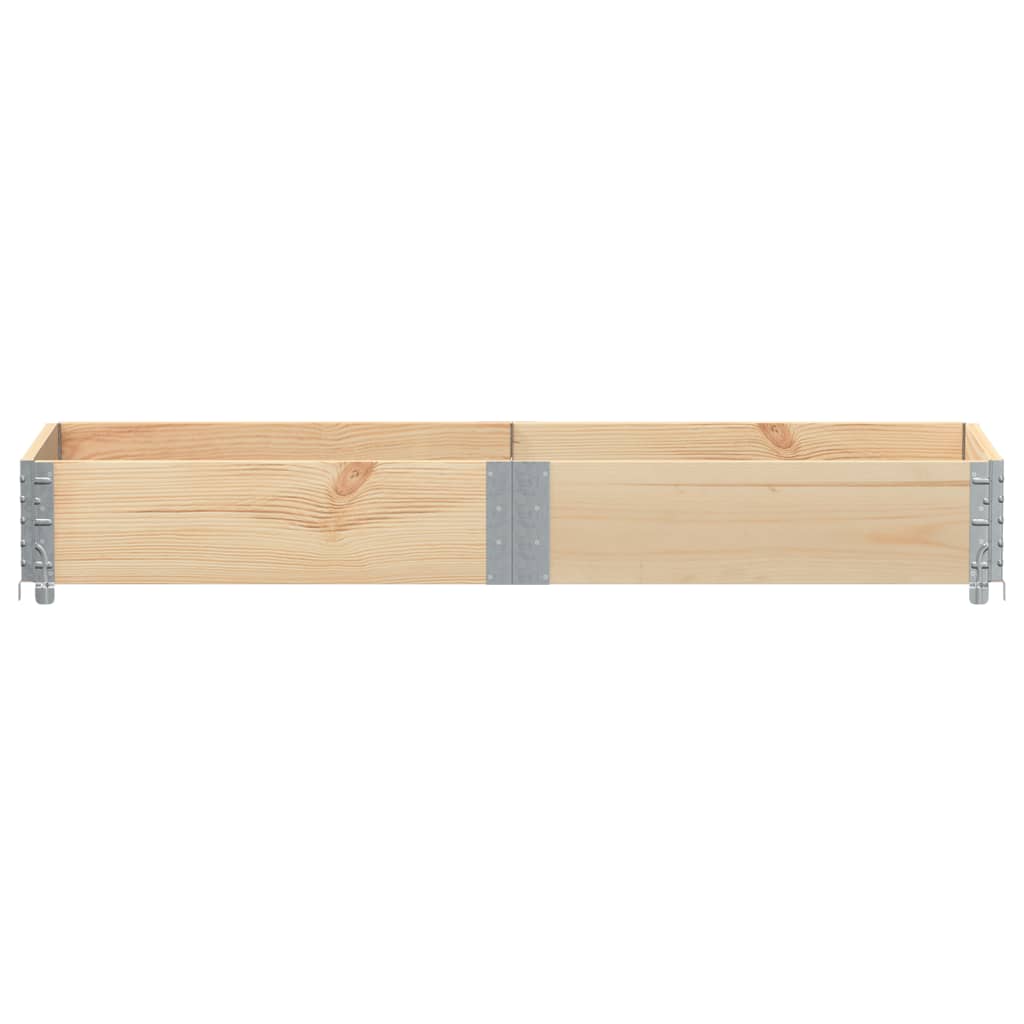 vidaXL Nadstawka paletowa, 150x50 cm, lite drewno sosnowe