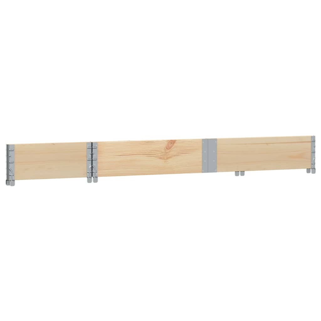vidaXL Nadstawka paletowa, 150x50 cm, lite drewno sosnowe