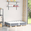 vidaXL Nadstawka paletowa, szara, 150x100 cm, lite drewno sosnowe