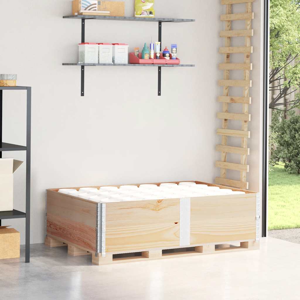 vidaXL Nadstawki paletowe, 2 szt., 150x100 cm, drewno sosnowe